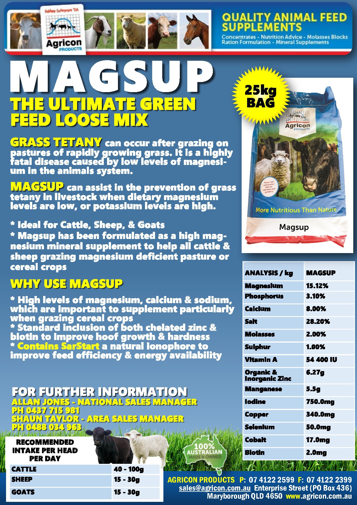 Magsup Flyer | Agricon Products
